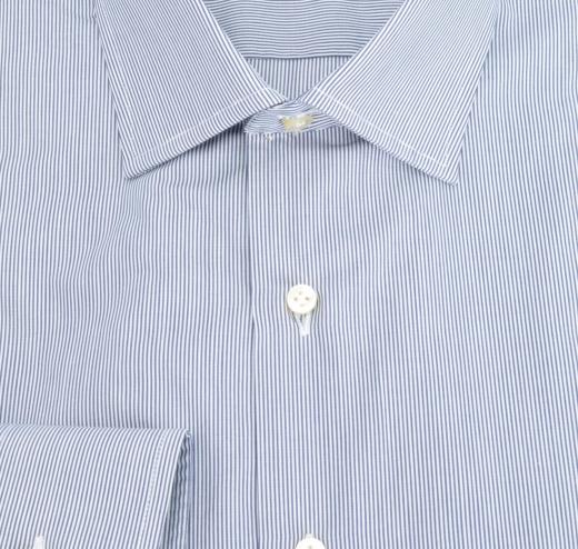 ALDO BUGATTI Camicia Uomo Regular Fit Puro Cotone Plain 10270 Riga Blu