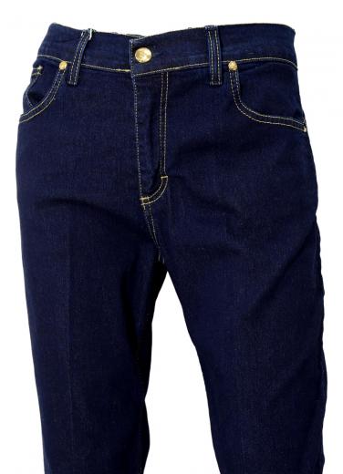 LISA KOTT Jeans Donna Push Up Curvy Style LK005 Profili Oro Made in Italy