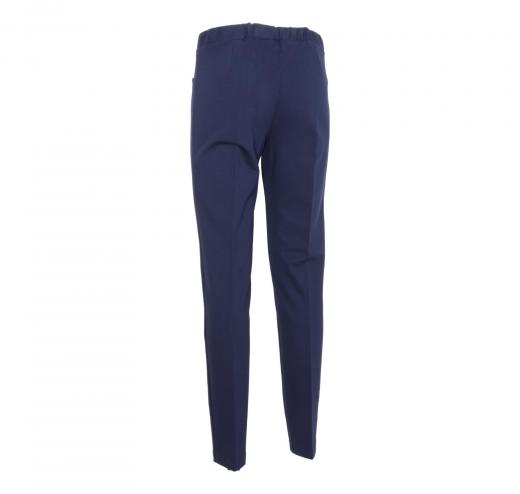 LISA KOTT Pantalone Donna Curvy Style 4812 Col. Blu Made In Italy