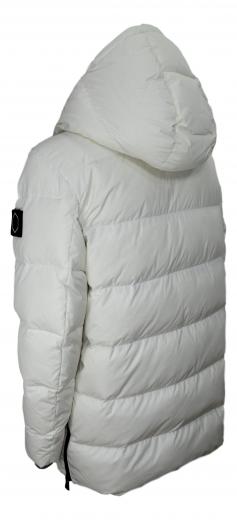 HOX Giaccone Uomo XU3707 Over oat Real Down Colore Bianco