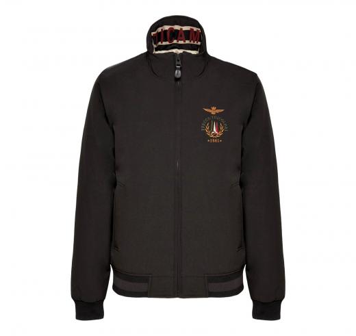 AERONAUTICA MILITARE Giubbino imbottito dedicato al 313 192AB1771CT2514 NERO