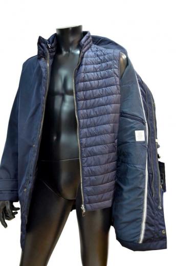 S4 JACKETS Water Repellent 3 in 1 Giaccone Piu' gile' ART. Spartacus Colore Blu