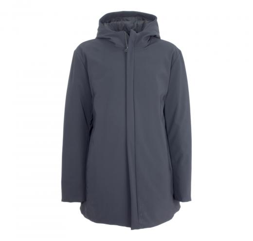 HOX Giaccone Uomo Piumino Art XU3326 Colore Nero Con Cappuccio