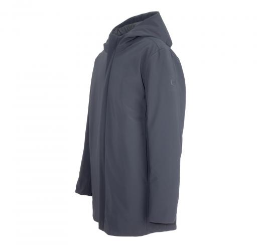 HOX Giaccone Uomo Piumino Art XU3326 Colore Nero Con Cappuccio