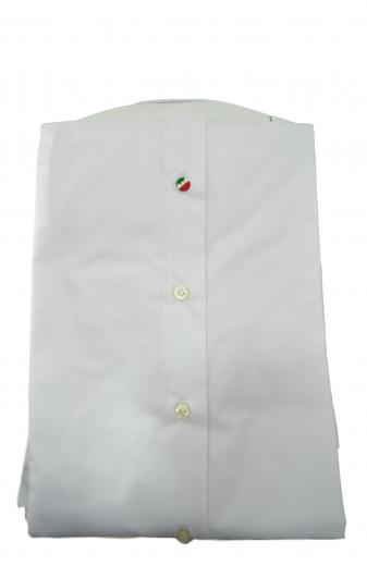 ALDO BUGATTI Camicia Uomo Regular Fit Tessuto Elasticizzato 10270 Colore Bianco