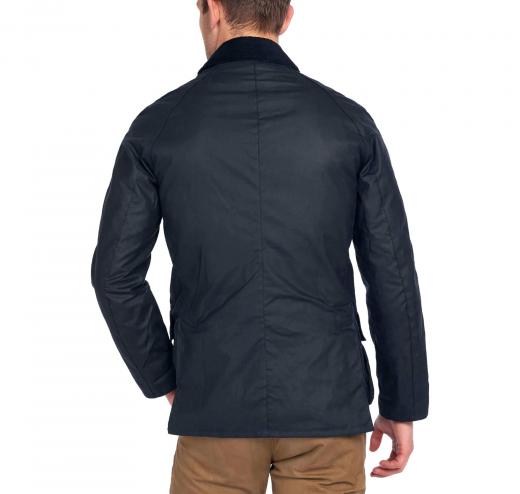 BARBOUR Ashby Wax Jacket MWX0339NY92 Blu Navy Giacca Uomo