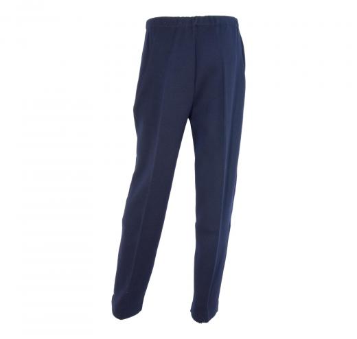 ELISABETTA B. Pantalone Donna Classico in Pura Lana A/I 155-120 Colore Blu