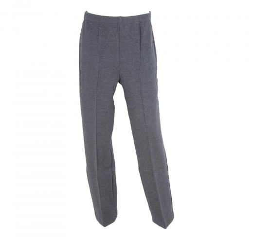ELISABETTA B. Pantalone Donna Classico in Pura Lana A/I 155-120 Colore Grigio