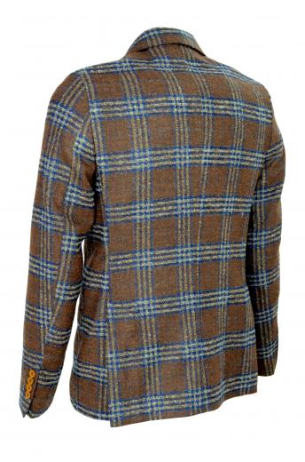 ALESSANDRO GILLES Giacca Uomo 2710 Slim Fit Doppio Petto a Quadri