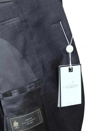 SARTORIA LATORRE Abito Uomo Blu Tramato DROP 8R MOD. AO88EF