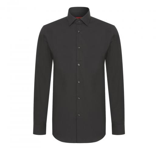 HUGO Camicia Uomo Slim Fit in Cotone 50289499 C-Jenno Colore Nero
