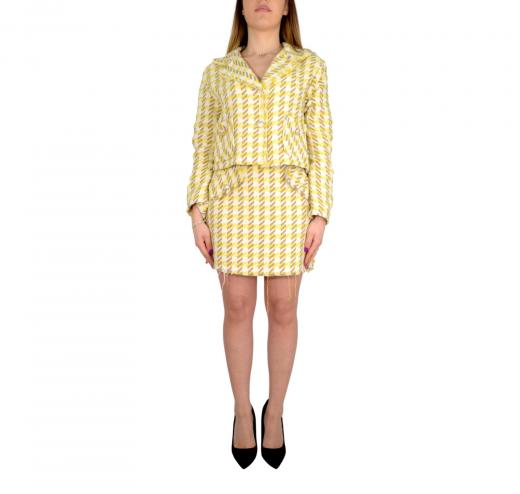 MDM Mademoiselle du Monde Tailleur con Gonna Donna ART. MDM088 Colore Giallo