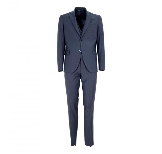 SIMBOLS Abito Uomo Con Gile' Drop 4 Colore Blu A10400 Stretch
