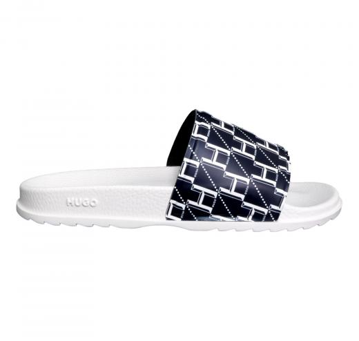 HUGO BOSS Ciabatte Donna con logo Match Slid 50471785 Bianco