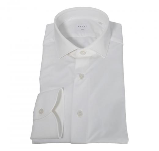 XACUS Camicia Uomo Tessuto Active Shirt 11460001 Tessuto Elasticizzato Colore Bianco