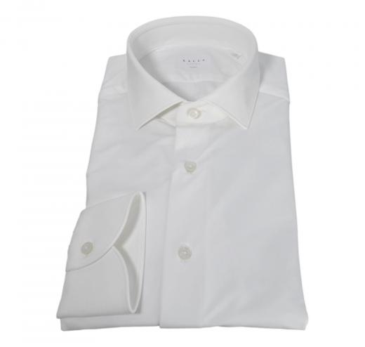 XACUS Camicia Uomo Tessuto Active Shirt 11460001 Tessuto Elasticizzato Colore Bianco