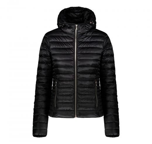 CIESSE PIUMINI Piumino Donna Carrie Light Down Hoody Nero Cappuccio