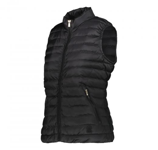 CIESSE PIUMINI Light Down Vest with Waist Coulisse Colore Nero
