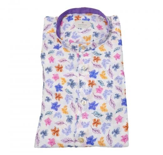 BASTONCINO Camicia Uomo Slim Fit B2163 Colore Multicolor