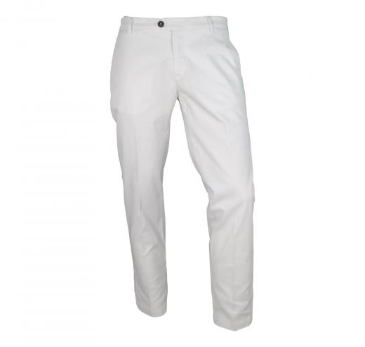 RH RES HOMINE Pantalone Uomo P/E Modello Thomas Colore Bianco