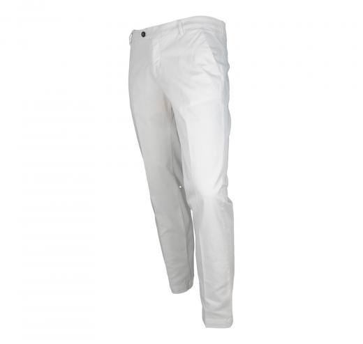 RH RES HOMINE Pantalone Uomo P/E Modello Thomas Colore Bianco