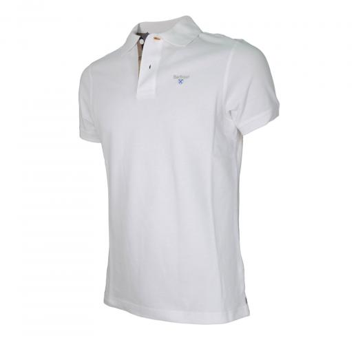 BARBOUR Polo Uomo Tartan Pique MML0012WH11 Colore Bianco