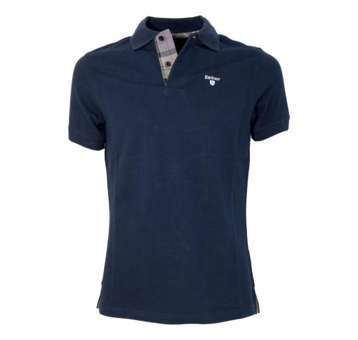 Barbour Polo Uomo Tartan Pique MML0012NY31 Colore Blu Navy