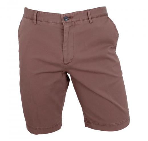 HUGO BOSS Pantaloncini Bermuda Slim Fit Twill Cotone Col. Rosso mattone 50406679