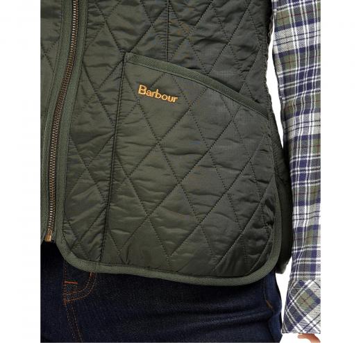 BARBOUR Gilet Donna Fleece Betty Liner Regolare Foderato in Pile LLI0003OL71 Colore Oliva