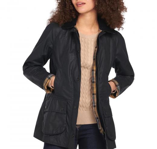 BARBOUR Giacca Donna Classic Beadnell Wax LWX0667NY91 Navy