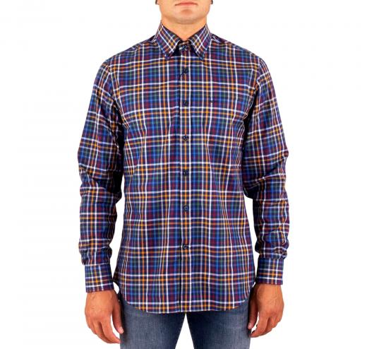 Paul Shark Camicia Maniche Lunghe 12313012J Quadri in cotone multicolore