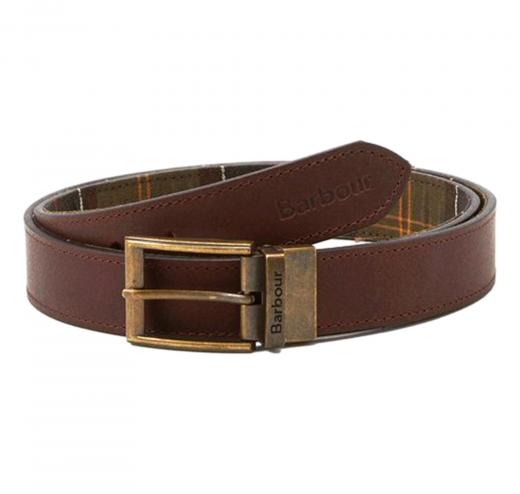 BARBOUR Cintura Uomo Reversible Tartan Leather Belt MAC0364TN11