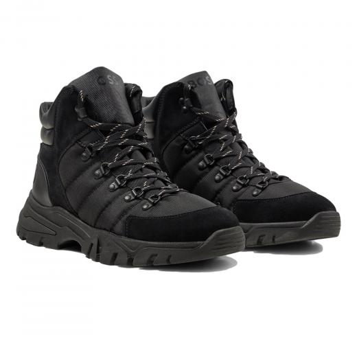 BOSS Stivaletti Uomo Chester Halb Nysd 50480390 Colore Nero