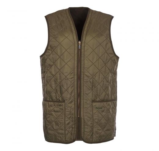 BARBOUR Gilet Polarquilt Fodera con Zip MLI0002OL91 Oliva Uomo