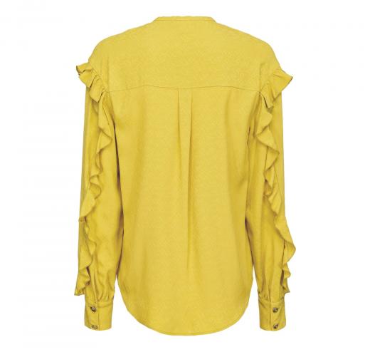 PINKO Blusa Donna Belinda Colore Green/Senape