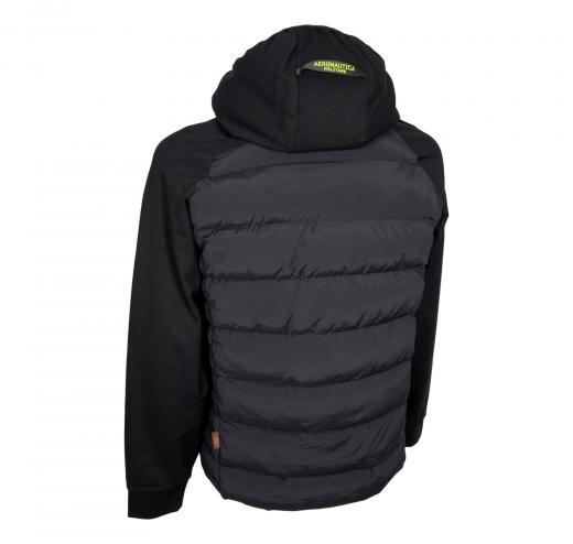 AERONAUTICA MILITARE Giacca Active con Felpa Cappuccio AF446 Colore Nero