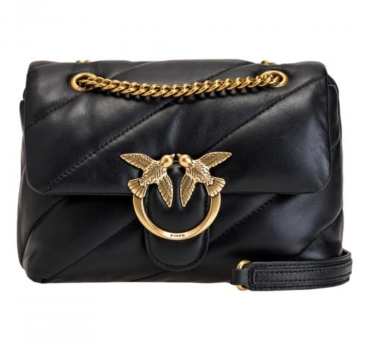 PINKO Borsa Donna Love Puff Mini Sheep Nappa 100039 Z99Q Colore Nero