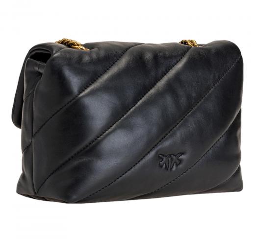 PINKO Borsa Donna Love Puff Mini Sheep Nappa 100039 Z99Q Colore Nero