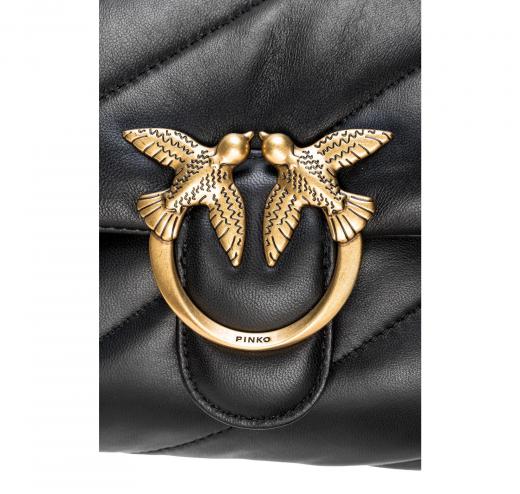 PINKO Borsa Donna Love Puff Mini Sheep Nappa 100039 Z99Q Colore Nero