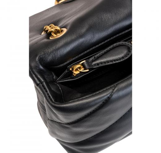 PINKO Borsa Donna Love Puff Mini Sheep Nappa 100039 Z99Q Colore Nero