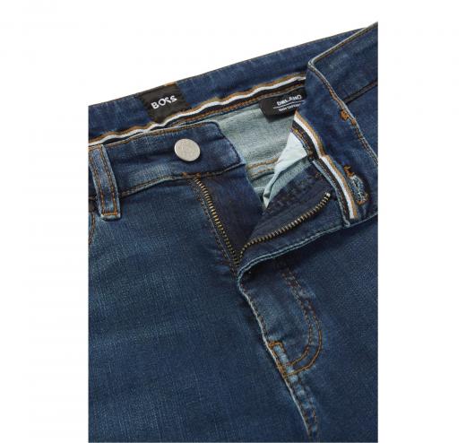 HUGO BOSS Jeans Uomo Delano-200 Colore Blu Scuro 50477976