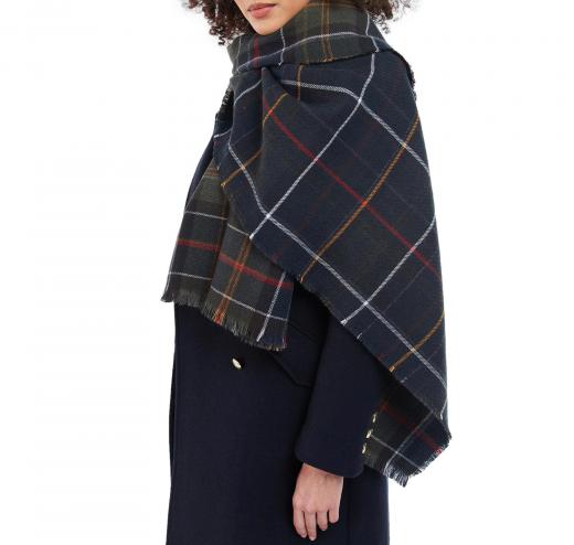 BARBOUR Sciarpa Donna Montieth Tartan Scarf LSC0337TN11 Colore Classic Tartan