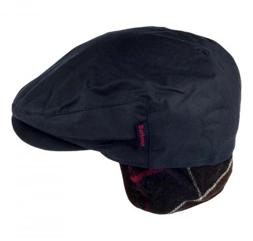BARBOUR Coppola Uomo Cheviot Wax Flat Cap MHA0294NY91 Colore Navy