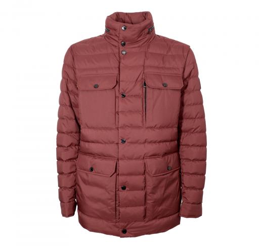 BOSS Piumino Uomo Devinni 50476880 Bordeaux Giubbotto Piuma d’Oca