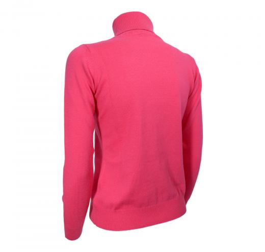 CASHMERE COMPANY Dolcevita Donna 1219 ID115 In Lana E Cashmere Colore Fucsia