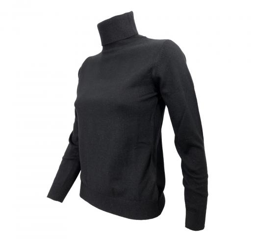 CASHMERE COMPANY Dolcevita Donna 99 ID115 In Cashmere e Lana Colore Nero