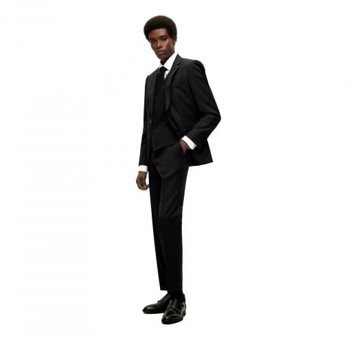 HUGO BOSS Camicia Slim Fit 50479922 Bianco Popelin di Cotone Facile Stiro