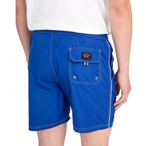 Paul Shark Costume da bagno con stampa C0P5002 Colore Cobalto