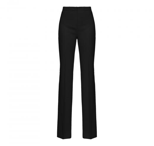 PINKO Pantalone Donna Hulka Crepe Stretch Colore Nero