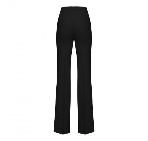 PINKO Pantalone Donna Hulka Crepe Stretch Colore Nero
